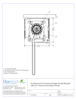 Blueshade-CM-5,5 inch fascia-bracket