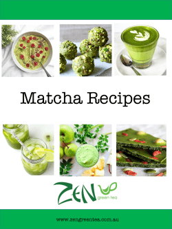 Matcha Recipes
