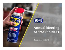 FY16 - Investors - WD