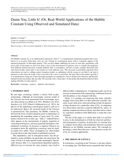 Damn You, Little h! - Cambridge University Press