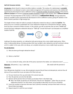 Half Life Pennyium Activity Name