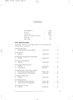 Table of Contents - The George Washington University