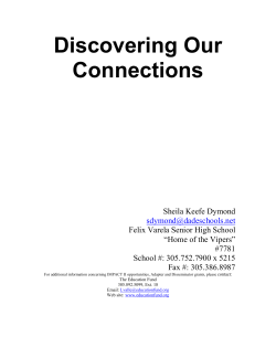 Discovering Our Connections