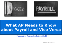The Payroll Advisor