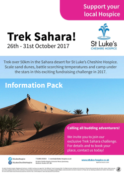 Information Pack - Different Travel