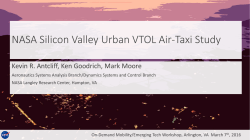 NASA Silicon Valley Urban VTOL Air