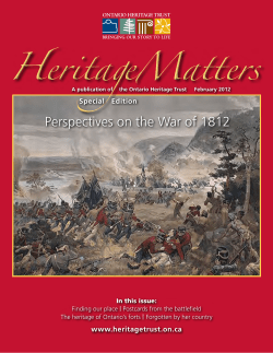 Perspectives on the War of 1812, February 2012