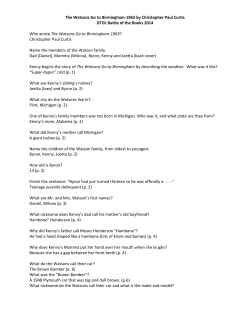 The Watsons Go to Birmingham-1963 by Christopher Paul Curtis