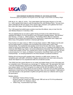 USGA Unveils Jack Nicklaus Room at Museum