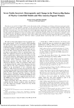 Seven tenths incorrect: Heterogeneity and change