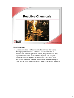 Reactive Chemicals