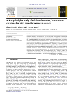 A first-principles study of calcium-decorated, boron