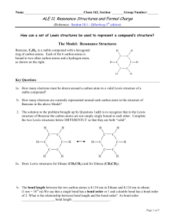 Resonance Structures