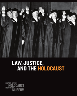 Law, Justice and the Holocaust.