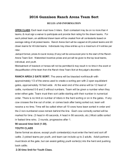 Ranch Arena Team Sorting Rules and Rating