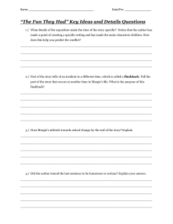 The Fun They Had Worksheet 1. 18 The Fun They Had