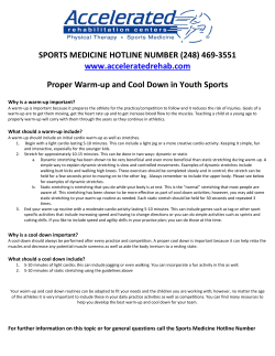 SPORTS MEDICINE HOTLINE NUMBER (248) 469