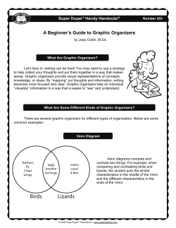 A Beginner`s Guide to Graphic Organizers