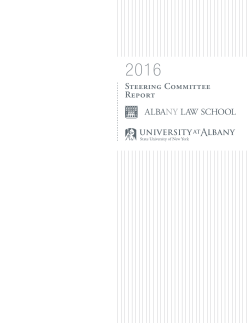 Steering Committee Report