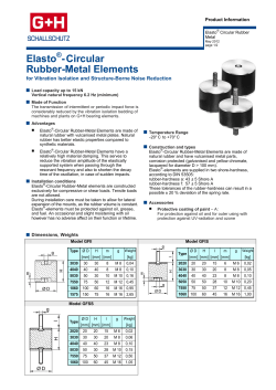 Circular Rubber-Metal Elements