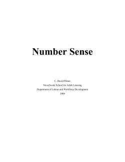 Number Sense