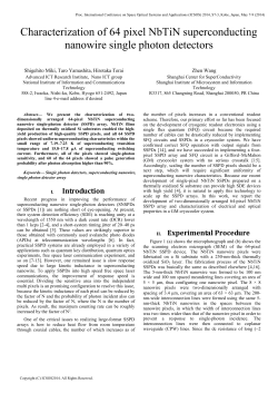 Characterization of 64 Pixel NbTiN Superconducting