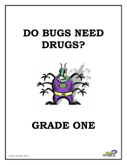 Glittery Hands - Do Bugs Need Drugs?