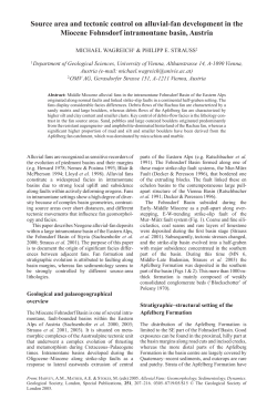Source area and tectonic control on alluvial