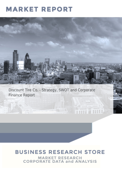 Discount Tire Co. - Strategy, SWOT and Corporate Finance Report
