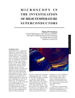 microscopy in the investigation of high
