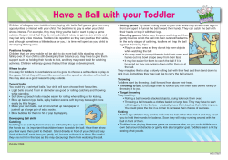 Have a Ball with your Toddler