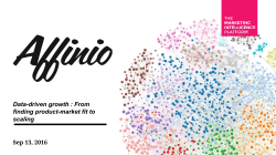 Data-driven growth : From finding product-market fit to scaling