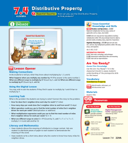 Distributive Property