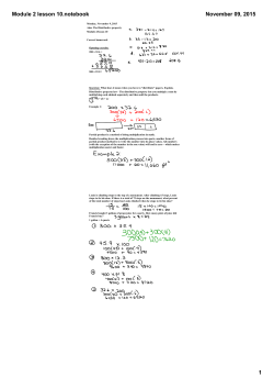 Module 2 lesson 10.notebook