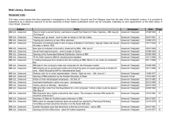 Newspaper Index I