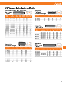 1/2&rdquo; Square Drive Sockets, Metric