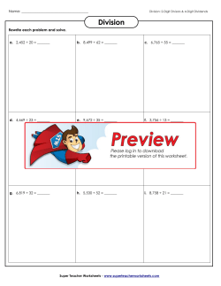 Division Boxes: 2-Digit Divisors