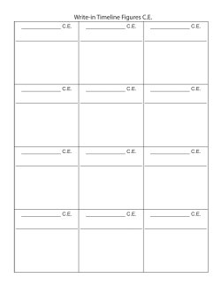 Write-in Timeline Figures CE