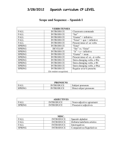 Fall, Spring - Southington Public Schools