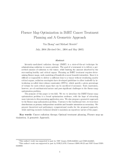 Fluence Map Optimization in IMRT Cancer Treatment Planning and