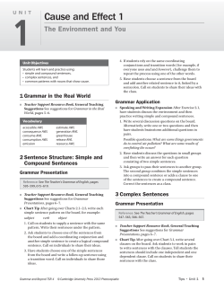 Cause and Effect 1 - Cambridge University Press