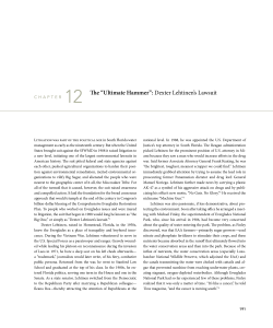 Chapter Twelve - South Florida Ecosystem Restoration Task Force