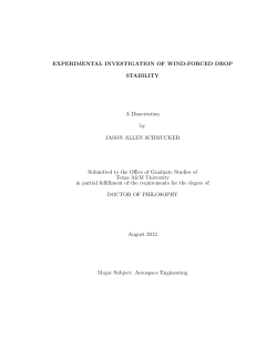 Experimental Investigation of Wind