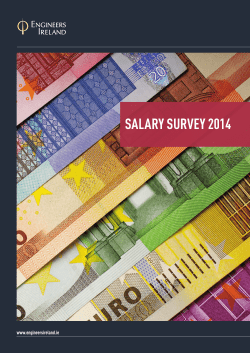 salary survey 2014 - Engineers Ireland