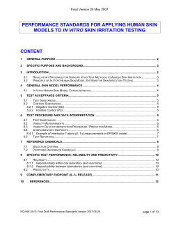 PERERFORMANCE STD`s SKIN IRRITATION
