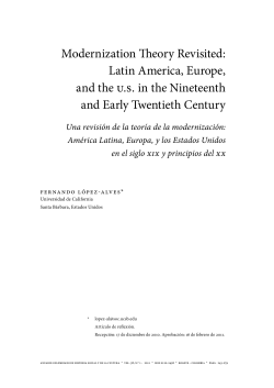 Modernization Theory Revisited: Latin America