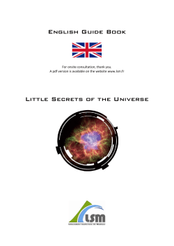 Expo : Petits Secrets de l`Univers