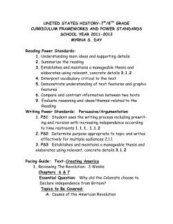 united states history-8th grade