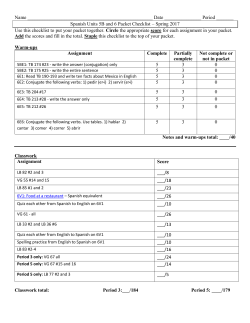 unit 6 packet - Profesora Bass 2016-2017