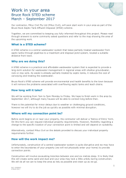 Bruce Rock STED information sheet
